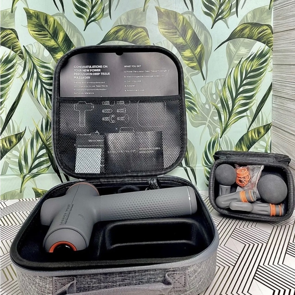 Sharper Image Power Percussion Massage Gun Deep Tissue Massager